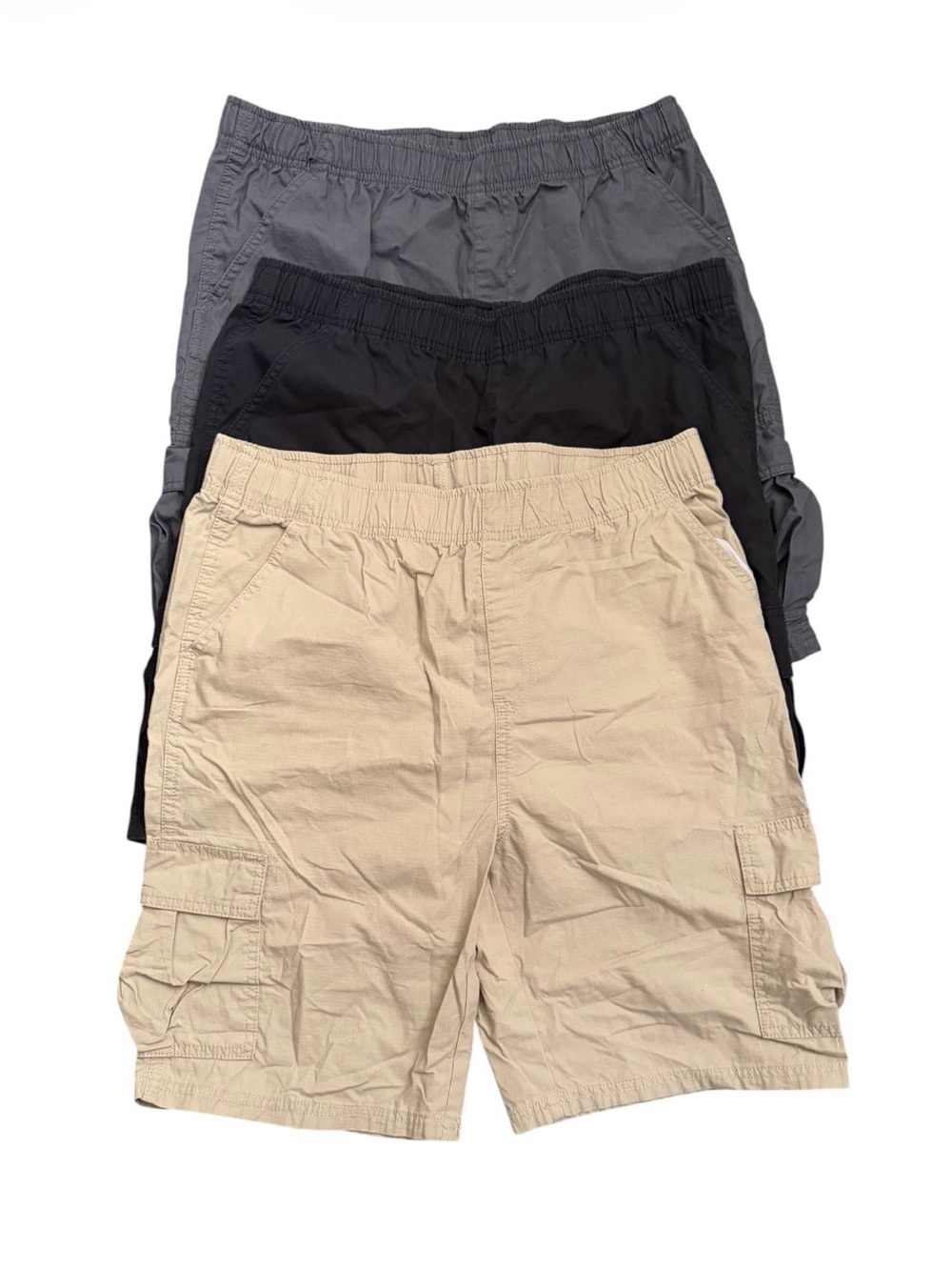 The Children’s Place Boy’s Husky 18 Elastic Waist Pull Up Cargo Shorts